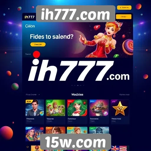 Explore a navegação e design do site ih777.com