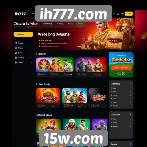 Análise da interface do usuário no ih777.com